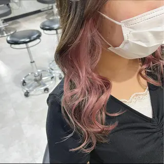 ロング カラー ヘアアレンジ eyelist ayaka🍨のマツエク・マツパデザイン