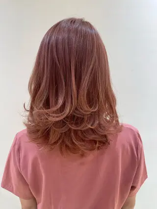 セミロング カラー 丸みショート/メンズ カット　佐々木真未のヘアスタイル