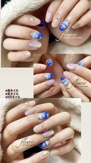 ネイル フルリール 【プライベートサロンのネイルデザイン