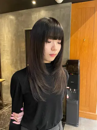 ロング カラー ルカ/ ムードカット🍓のヘアスタイル