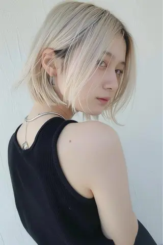 ショート カラー lana hair 新宿/髪質改善/韓国のヘアスタイル