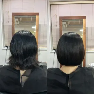 ショート パーマ 👑松山ストレート/ メンズヘア/龍仁👑のヘアスタイル