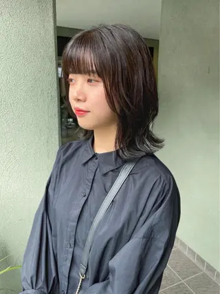 ミディアム カラー HIROKI ” stylistのヘアスタイル