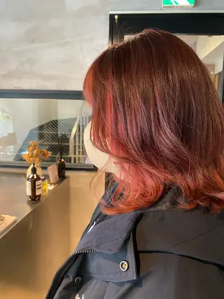 ミディアム カラー 艶髪/髪質改善/ MONSO山本のヘアスタイル