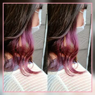 ミディアム カラー [Lil by  JIL BLAN]所属・田中 孝征のヘアスタイル