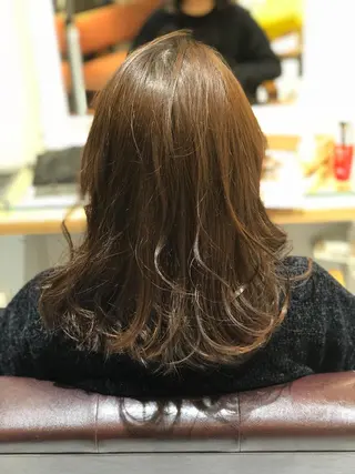 ミディアム カラー ヘアアレンジ 【ツヤ髪美容師】 ツダケイスケのヘアスタイル
