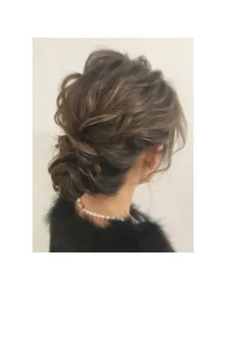 ミディアム ヘアアレンジ kamata melanieのヘアスタイル