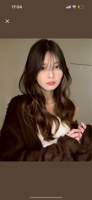 ロング 🎀 うる艶透明感 カラー / 錦糸町のヘアスタイル