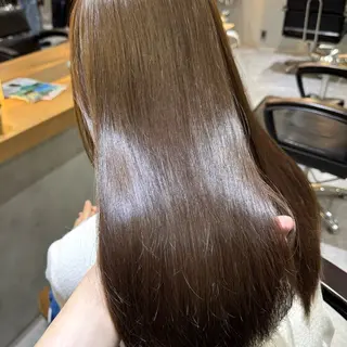 ロング カラー ヘアアレンジ ブリーチなしカラー /ベージュ/安形翔のヘアスタイル