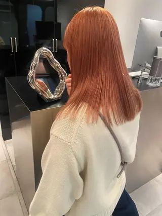 セミロング カラー riria/ボブ /ブラウンカラー🎀のヘアスタイル