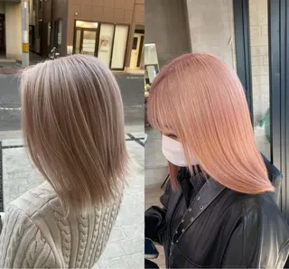 ミディアム RIENS xrea一樹のヘアスタイル