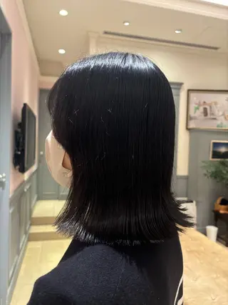 ミディアム 上野 七奈穂のヘアスタイル