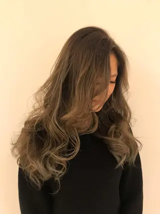 ロング カラー シールエクステ⭐️ オオミタクヤのヘアスタイル