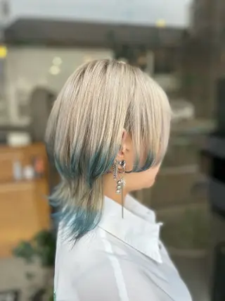 ミディアム カラー hairsalon ulu所属・仙台/抜け感カラー /工藤のヘアスタイル