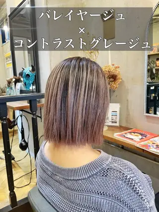 ミディアム カラー エクステ指名No.1 【店長】橘田のヘアスタイル
