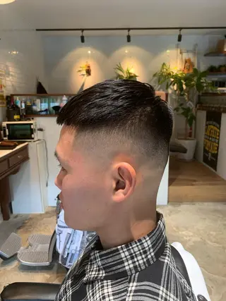 ショート メンズ BARBER SHOP NEW  STANDARD所属・アルガ ダイキのヘアスタイル