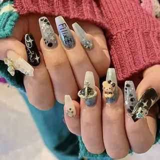 ネイル 🍑長さだし ワンホン💅モモコのネイルデザイン