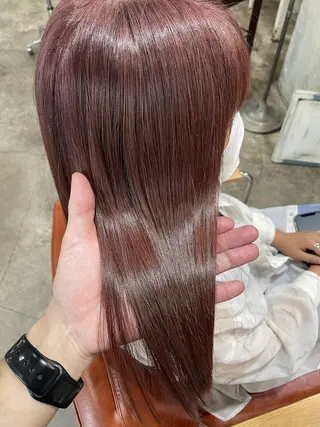 ロング 【💎ツヤ髪💎】 ダメージレスカラー✨のヘアスタイル