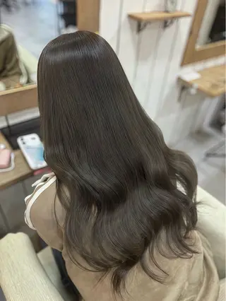 セミロング カラー 草津美容室🪽 Coconeのヘアスタイル