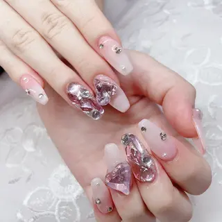 ロング 💜MIYA nail川崎店のネイルデザイン