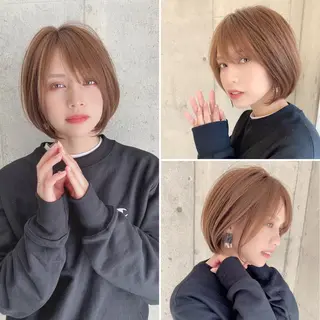 ショート カラー ショート、ボブの達人 東康介✨のヘアスタイル