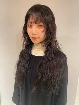 ロング パーマ GUESTs所属・優音 /YUi/パーマのヘアスタイル