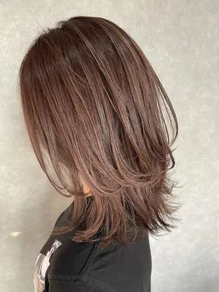 ミディアム mood tatemachiのヘアスタイル