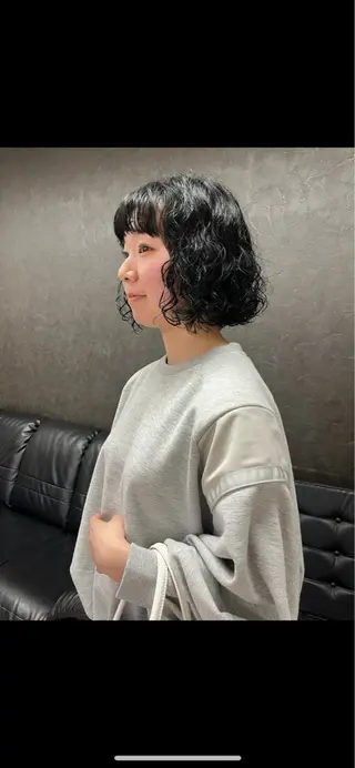ショート パーマ nono/パーマ /顔まわりカット🐈のヘアスタイル