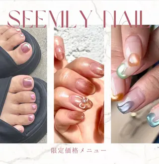ネイル Seemly 千田町店所属・フラワーパラジェル 🌸シームリーエミのネイルデザイン