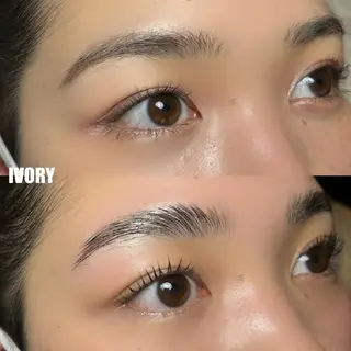 アイブロウ マツエク・マツパ アイボリー .のマツエク・マツパデザイン