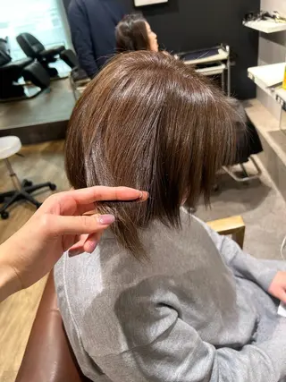 ショート BONIA by HEADLIGHT 大阪梅田店【ボニア バイ ヘッドライト】所属・綾/似合わせcut うめだの隠れ家サロンのヘアスタイル