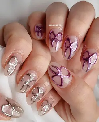 ネイル 3dパーツ/流行り 👧shushu❤️のネイルデザイン