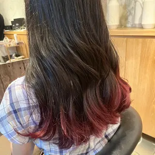 ロング カラー 三品 早妃のヘアスタイル