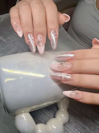 ネイル Lee Nails チップ長さだし専門店のネイルデザイン