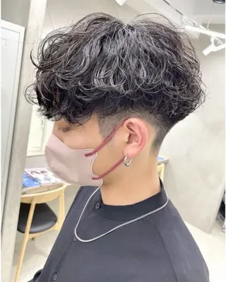 ショート パーマ メンズ fifth名駅所属・メンズパーマ 名古屋/水谷颯のヘアスタイル