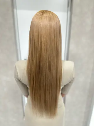 ロング 髪質改善/縮毛矯正 /ブリーチ矯正/岡部のヘアスタイル