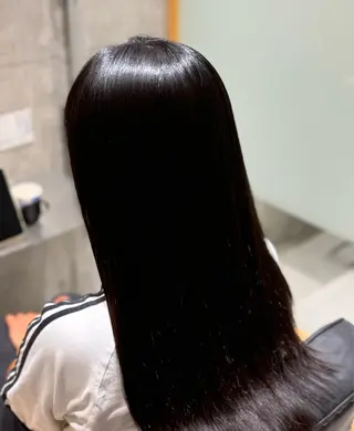 ロング 黒島優香🦋 /縮毛矯正/髪質改善のヘアスタイル