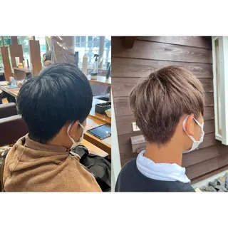 ショート カラー メンズ topstylist 野口　雅のヘアスタイル