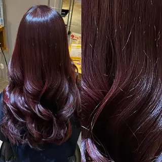 ロング カラー ラフィスヘアードープ所属・👑髪質改善wカラー /ハイトーン/アユカのヘアスタイル