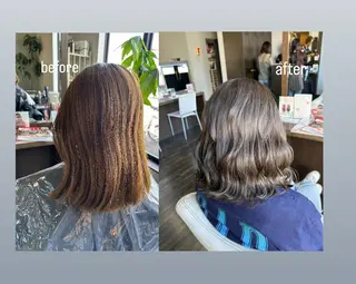 ミディアム Florent所属・松永 凜のヘアスタイル