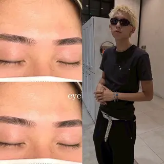 メンズ アイブロウ 【海外風カラー】 DEAN/YUYAのヘアスタイル