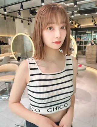 yuto 金山/透明感カラーのヘアスタイル