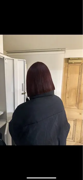 カラー 中澤 眸乃のヘアスタイル