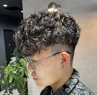 ショート パーマ メンズ 🖤Ayumi🖤 メンズ特化❤️‍🔥のヘアスタイル