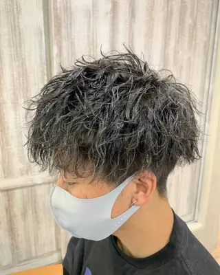 ショート パーマ メンズ 🔥Mackey🔥 メンズ特化型美容師のヘアスタイル