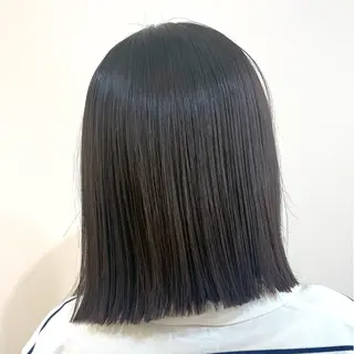 セミロング カラー パーマ ブリーチなし/ ベージュ/akiraのヘアスタイル