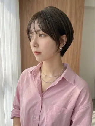 ショート 大人ハイライト/清水 和馬のヘアスタイル