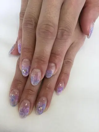 ネイル 💎🐰 saki. m 🐰💎のネイルデザイン