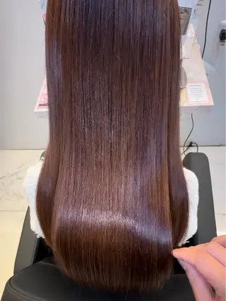 ロング 髪質改善ストレート/レイヤーカット/Lee  Horie所属・髪質改善&縮毛矯正 池本　有宏のヘアスタイル