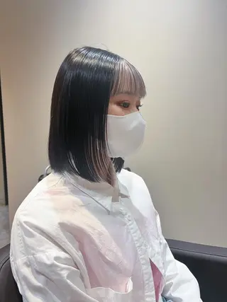 ミディアム 🌈モテ色 村上のぶきのヘアスタイル